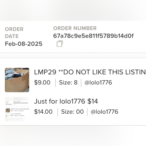Just for lolo1776 $23 - Picture 1 of 1